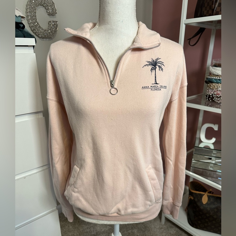 Anna Maria Island FL Light Pink Pullover